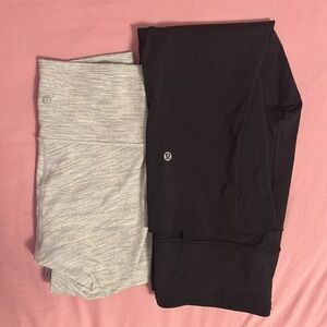lululemon athletica Girls' Heather Cropped Leggings